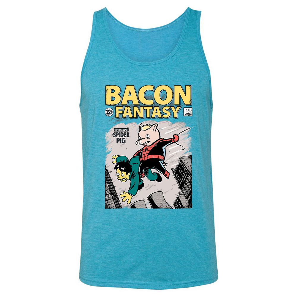 Unisex Jersey Tank - E6S62BST - Aqua Triblend - 3