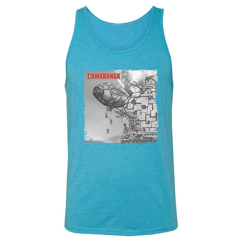 Unisex Jersey Tank - ZRAH8MVT - Aqua Triblend - 3