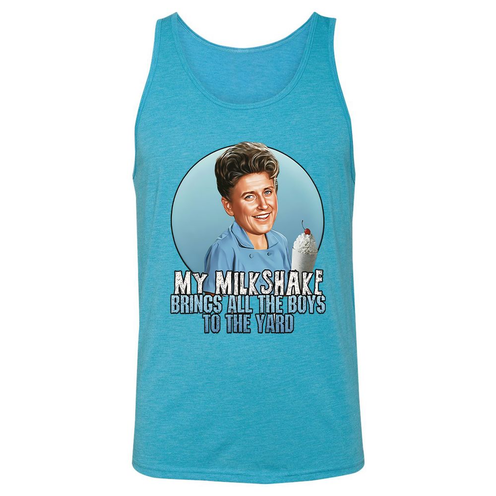 Unisex Jersey Tank - ESV9DXVX - Aqua Triblend - 3