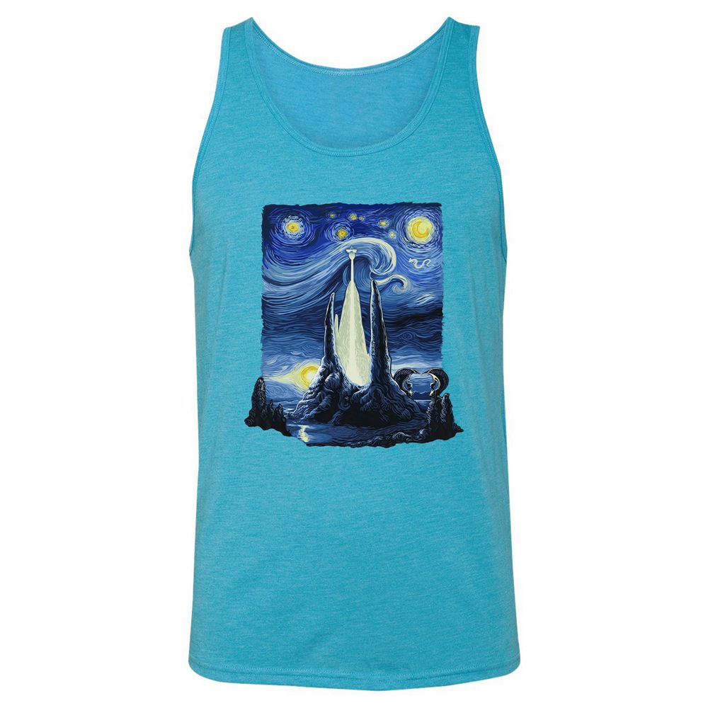 Unisex Jersey Tank - CGFEKM3T - Aqua Triblend - 3