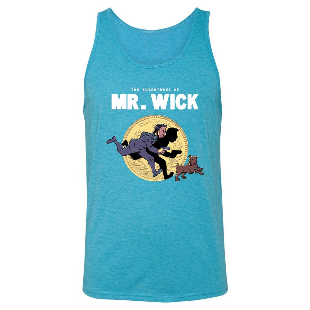 Unisex Jersey Tank - Y2ZPJ6PR - Aqua Triblend - 3