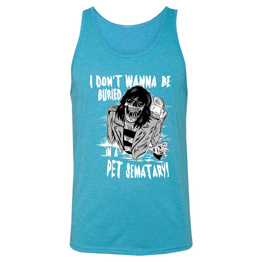 Unisex Jersey Tank - RDJBSCDB - Aqua Triblend - 3