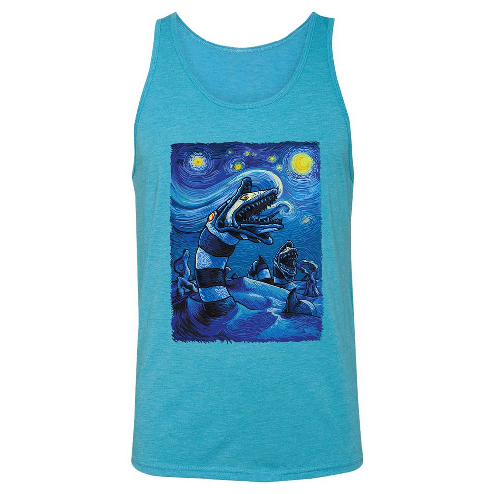Unisex Jersey Tank - 9BNJ1EPC - Aqua Triblend - 3