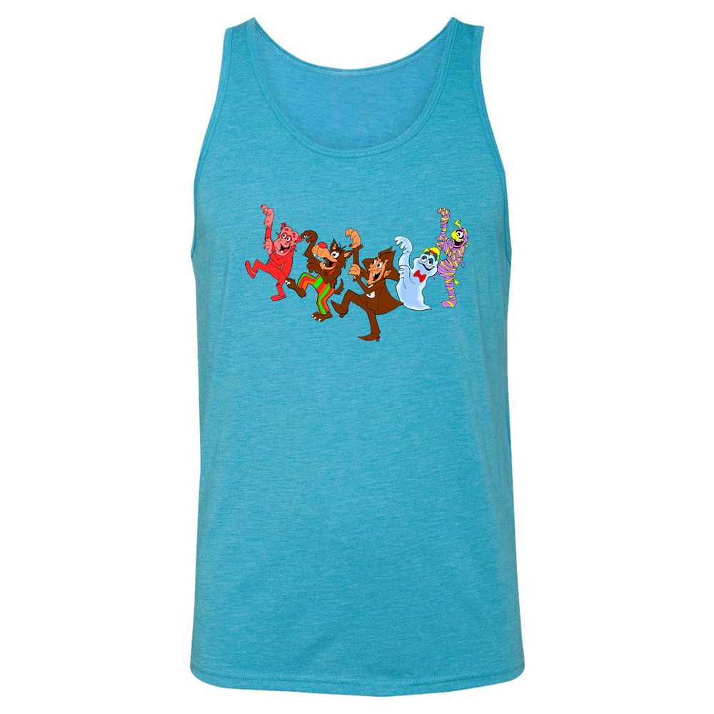 Unisex Jersey Tank - ELNGQ1QH - Aqua Triblend - 3