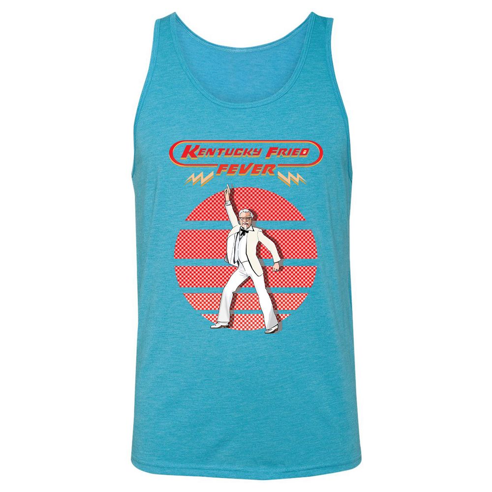 Unisex Jersey Tank - 36KJKMUY - Aqua Triblend - 3