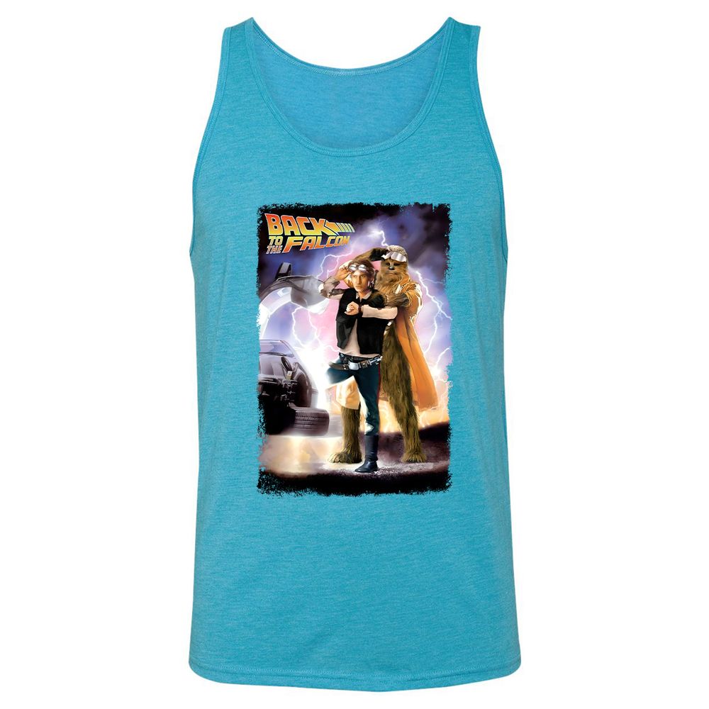 Unisex Jersey Tank - HET5M7LF - Aqua Triblend - 3