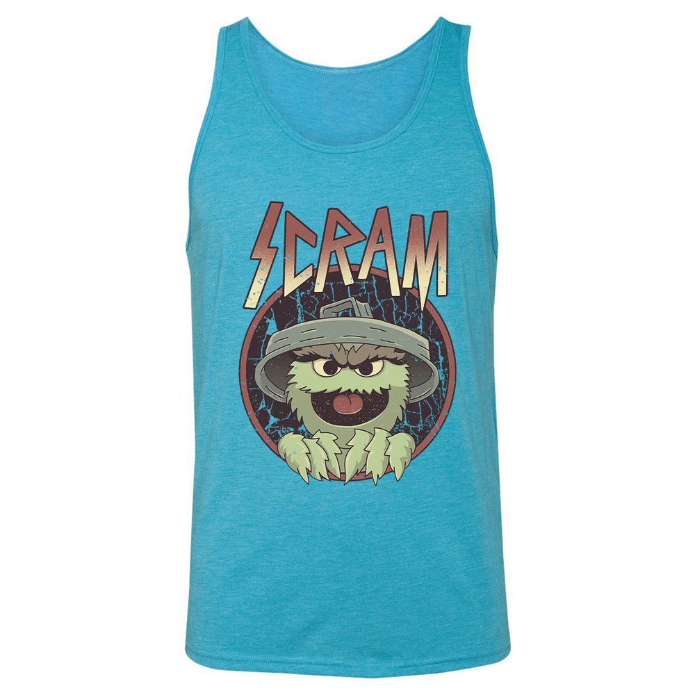 Unisex Jersey Tank - RTU6ZYM7 - Aqua Triblend - 3