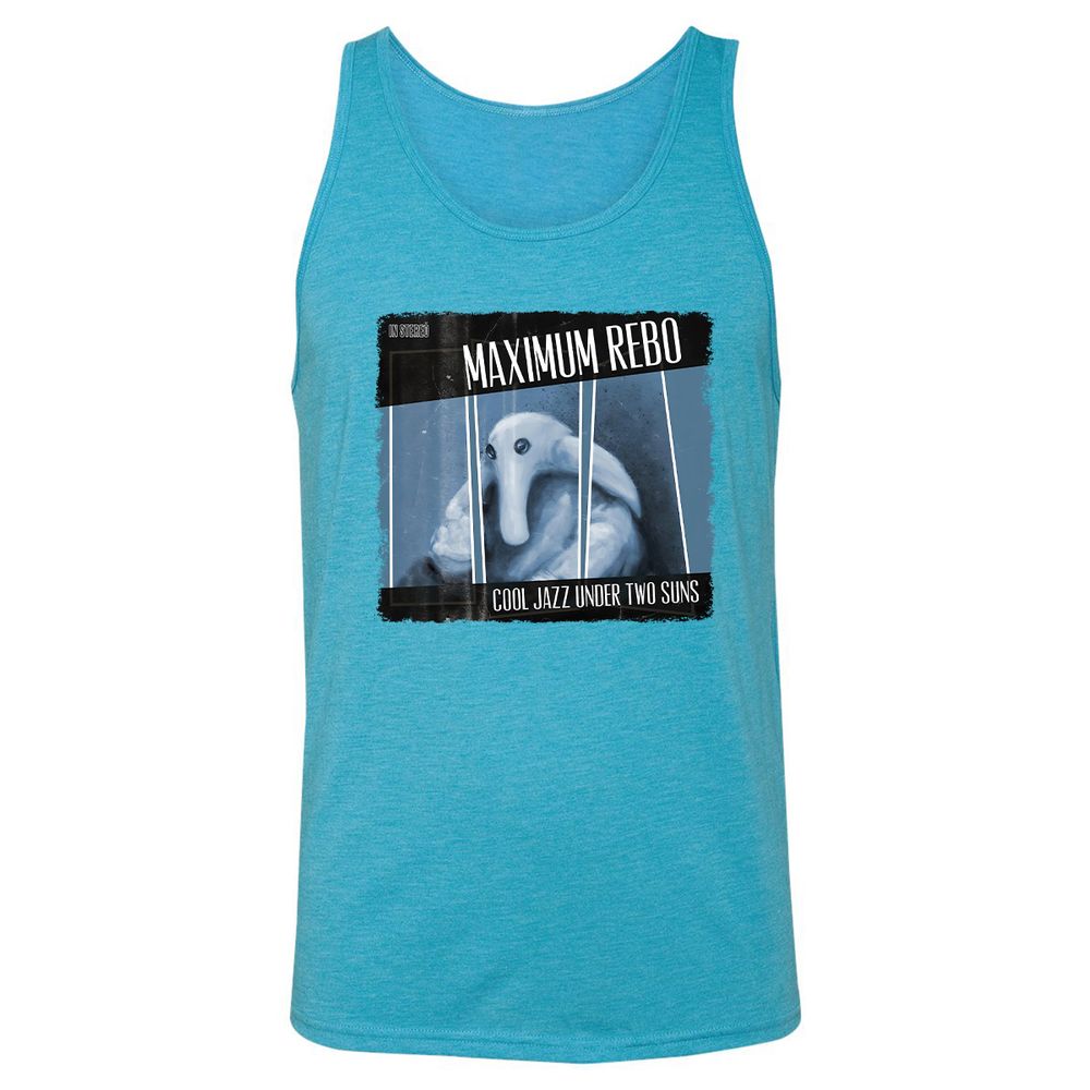 Unisex Jersey Tank - 63CPD9KH - Aqua Triblend - 3