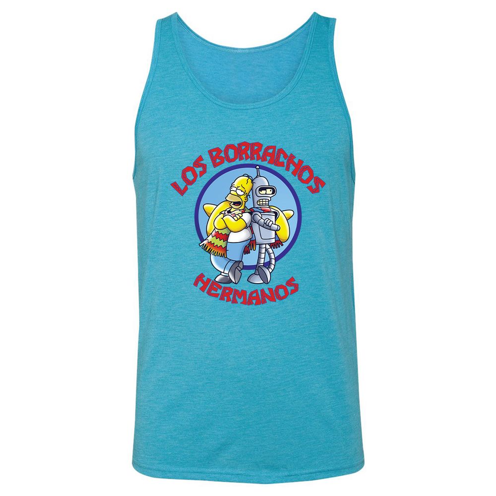 Unisex Jersey Tank - MCB1T5KH - Aqua Triblend - 3