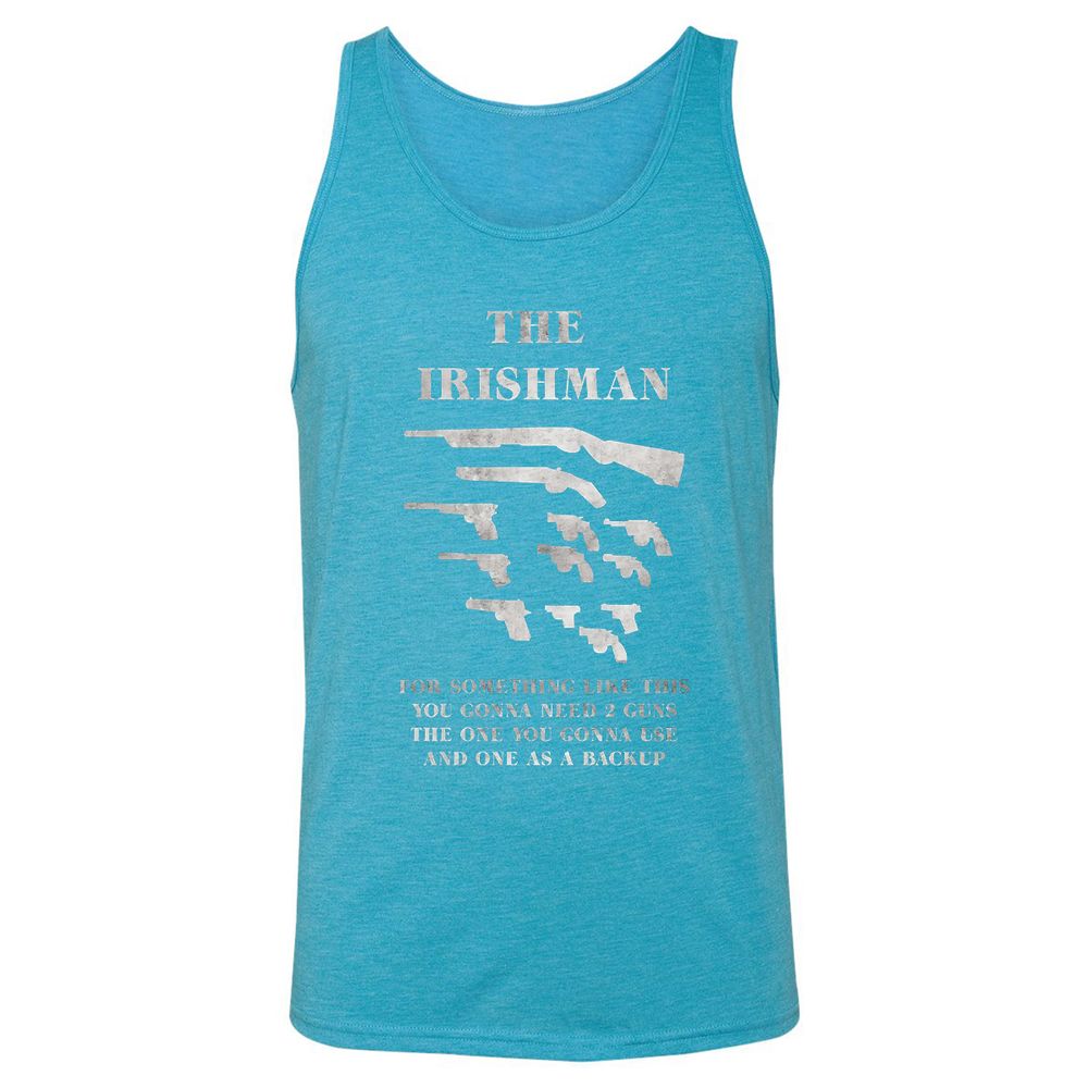 Unisex Jersey Tank - 1BVLUGKS - Aqua Triblend - 3