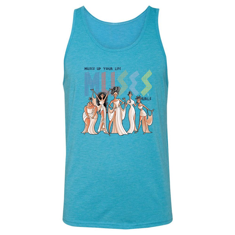 Unisex Jersey Tank - 47HQAC7W - Aqua Triblend - 3