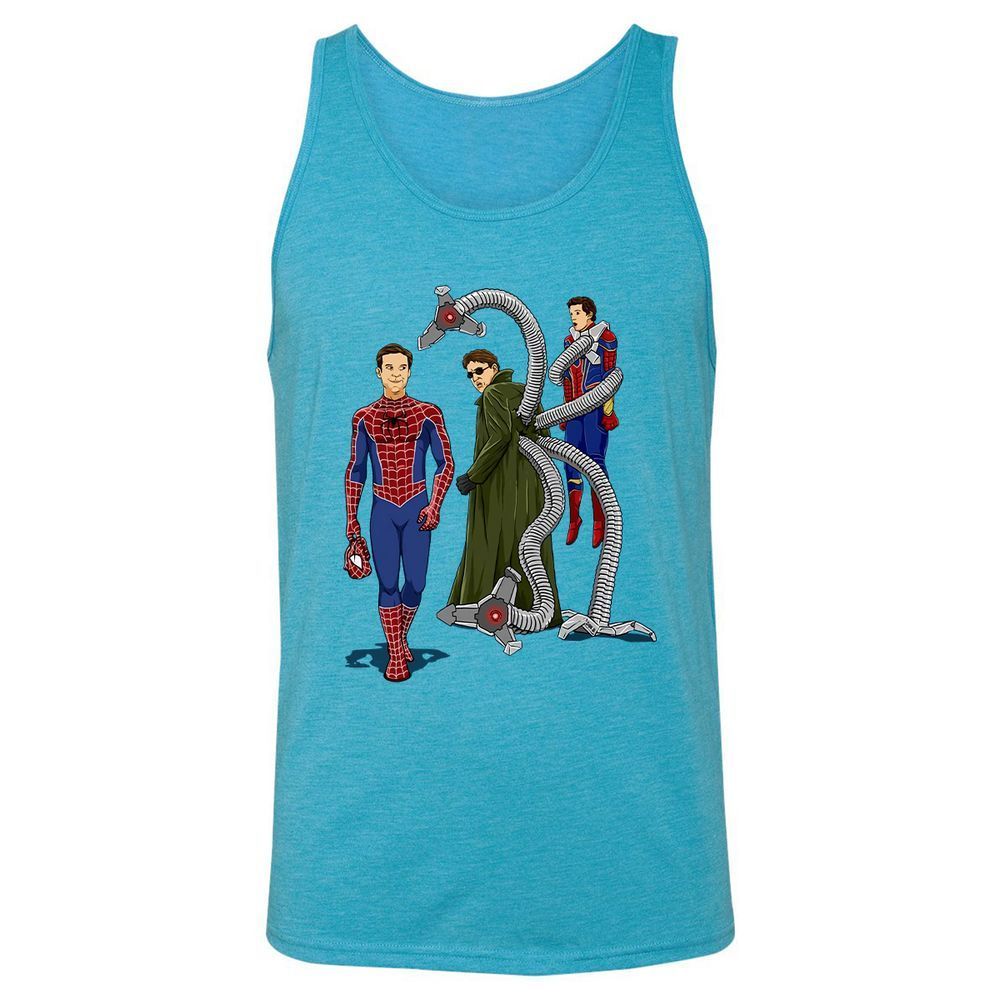 Unisex Jersey Tank - PZQBNSQA - Aqua Triblend - 3