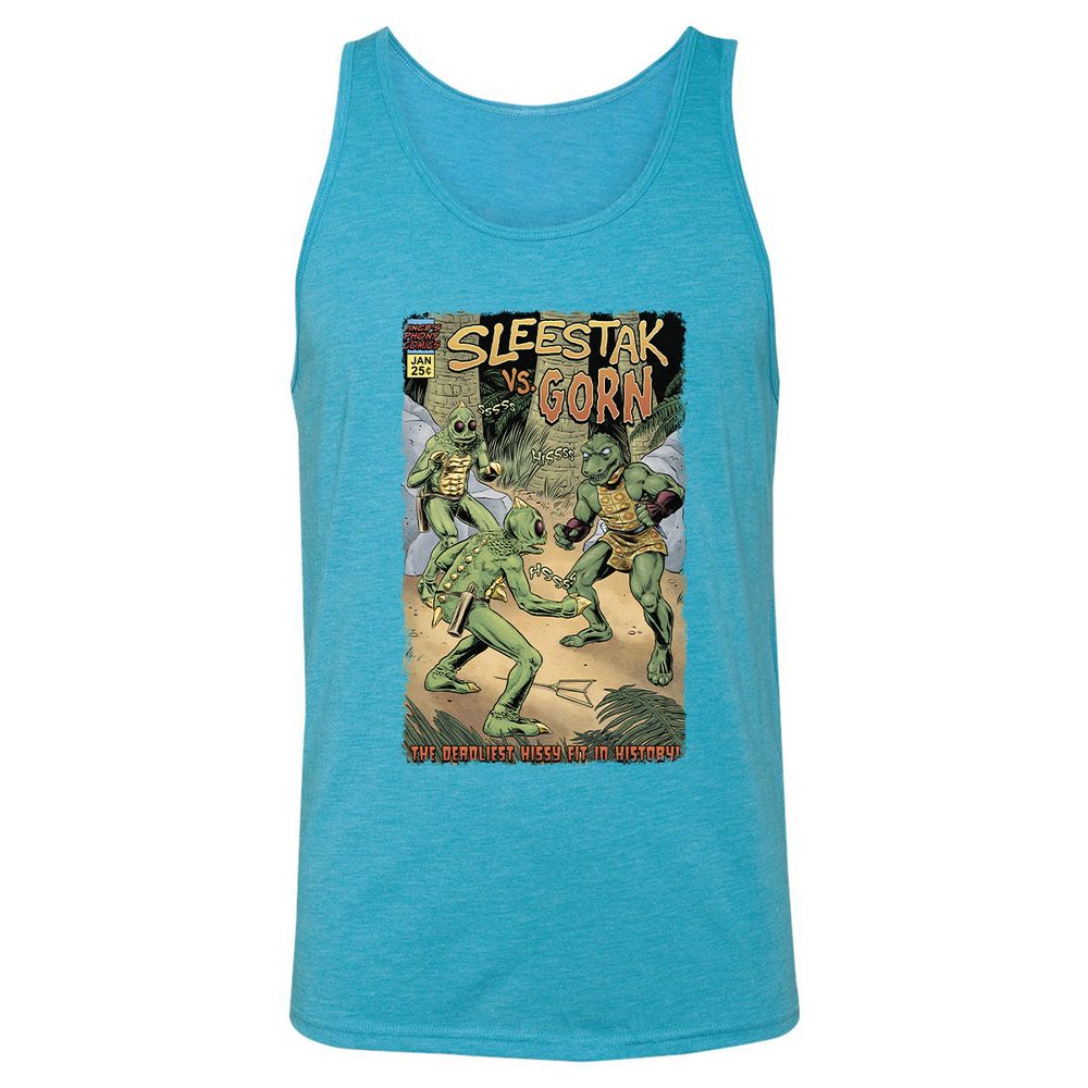 Unisex Jersey Tank - BCGJRNTA - Aqua Triblend - 3