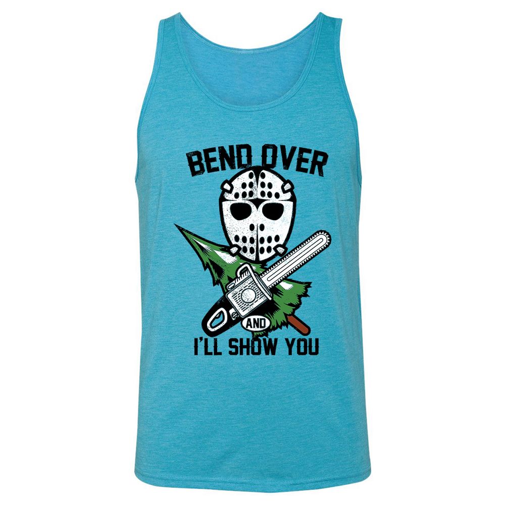 Unisex Jersey Tank - VAXLK7TB - Aqua Triblend - 3