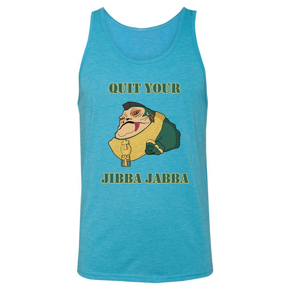 Unisex Jersey Tank - T9WZFVKV - Aqua Triblend - 3