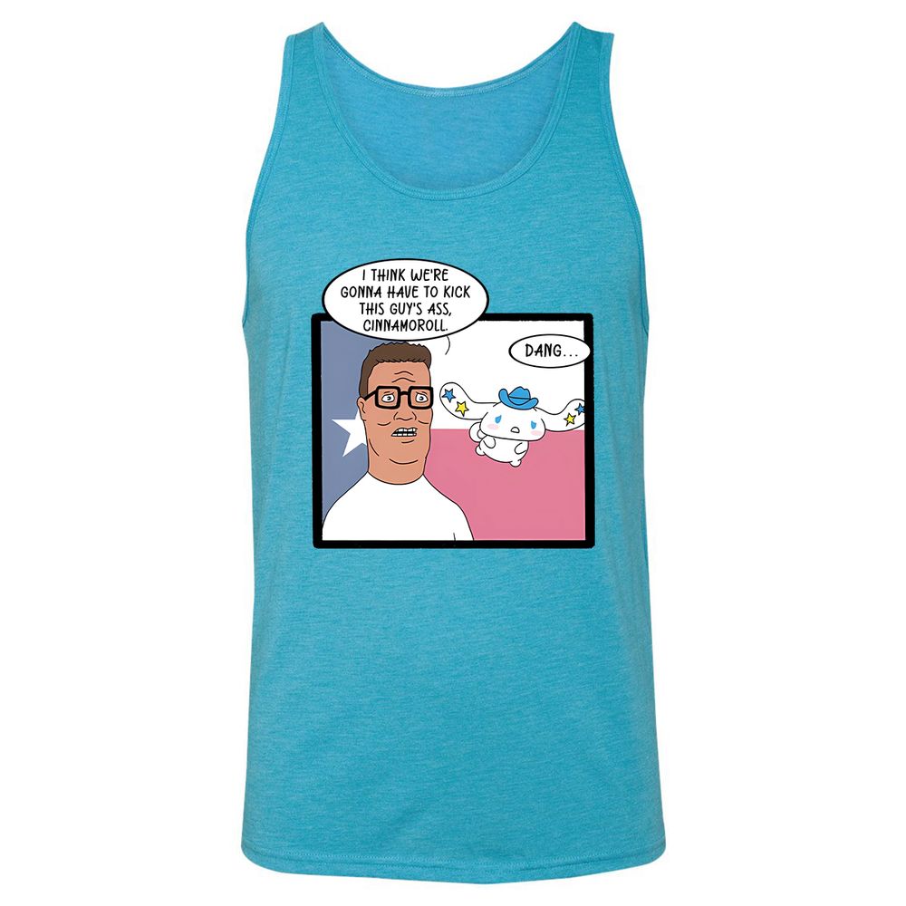 Unisex Jersey Tank - N8S3F5XT - Aqua Triblend - 3