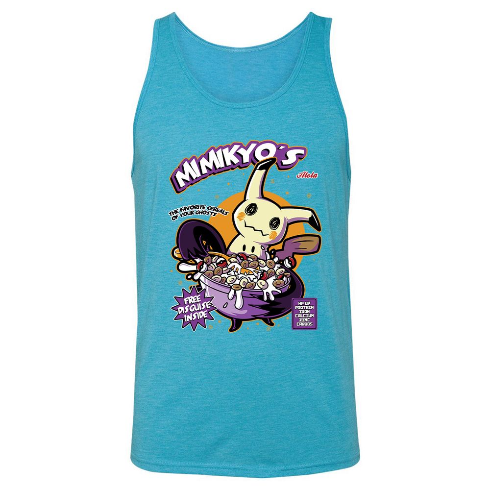 Unisex Jersey Tank - 5WGGR9RT - Aqua Triblend - 3