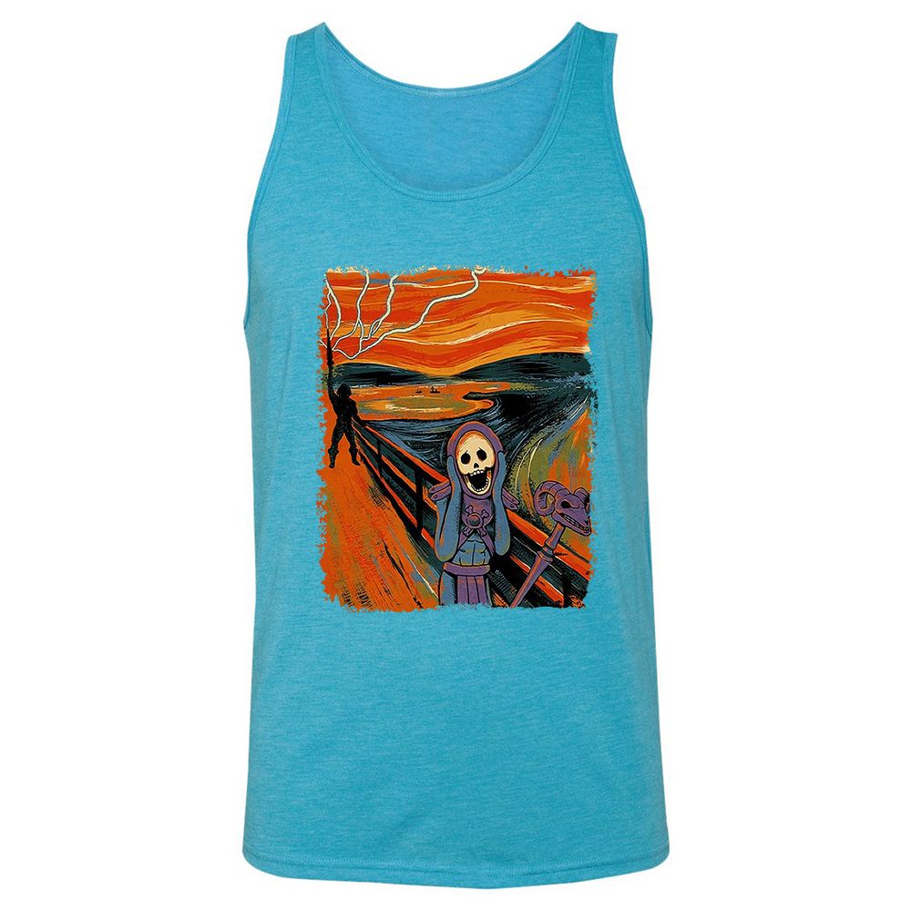 Unisex Jersey Tank - XFTAQSXU - Aqua Triblend - 3