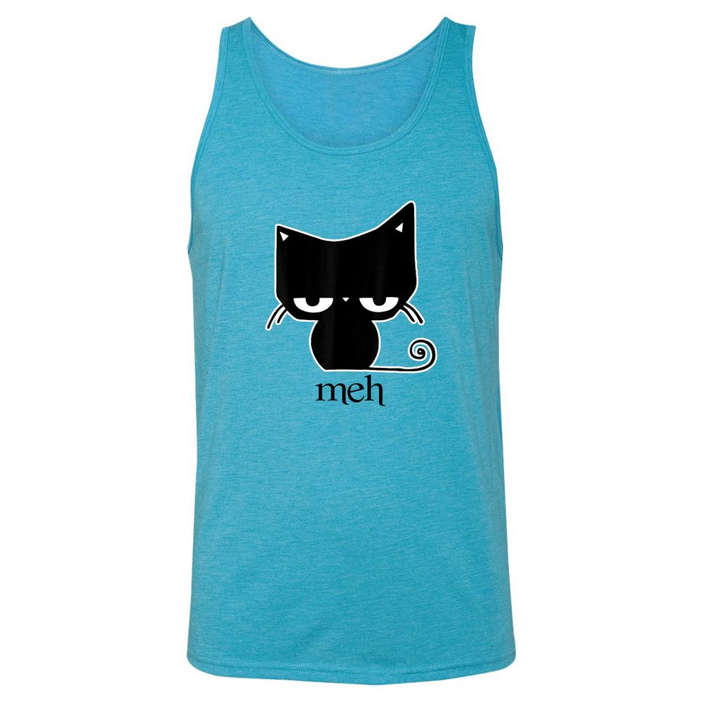 Unisex Jersey Tank - J34NXKLM - Aqua Triblend - 3