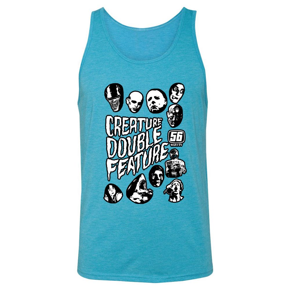 Unisex Jersey Tank - PTP7SZH7 - Aqua Triblend - 3