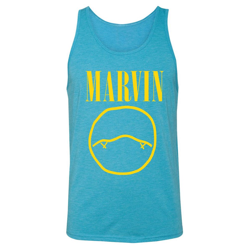 Unisex Jersey Tank - MWAMBEQW - Aqua Triblend - 3