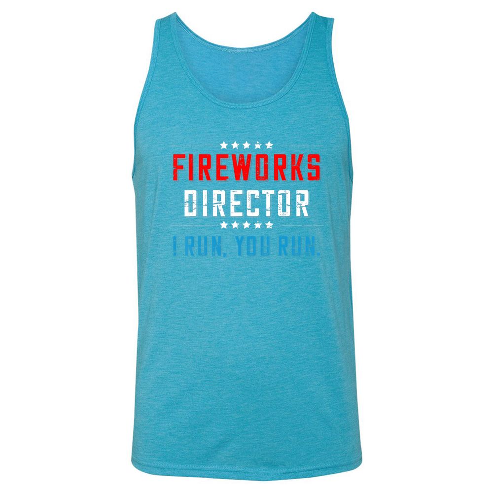 Unisex Jersey Tank - SB34KDMU - Aqua Triblend - 3