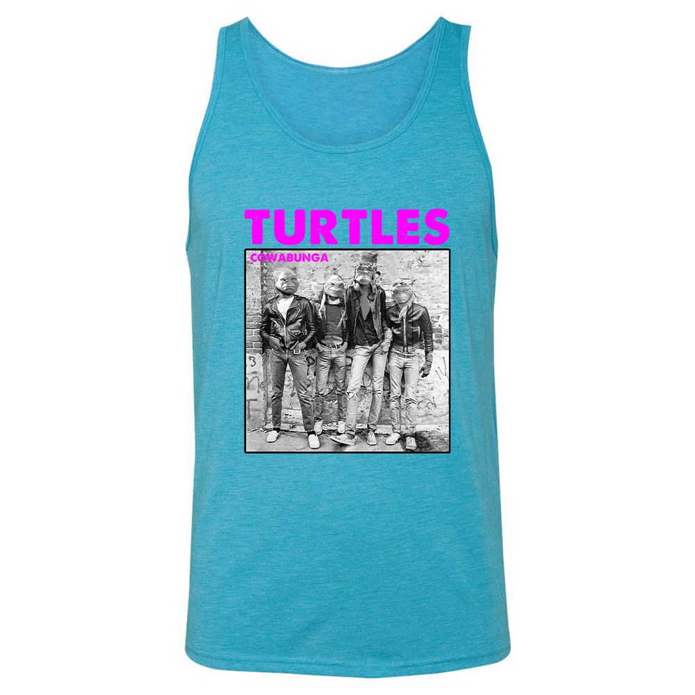 Unisex Jersey Tank - 7W67PNCR - Aqua Triblend - 3