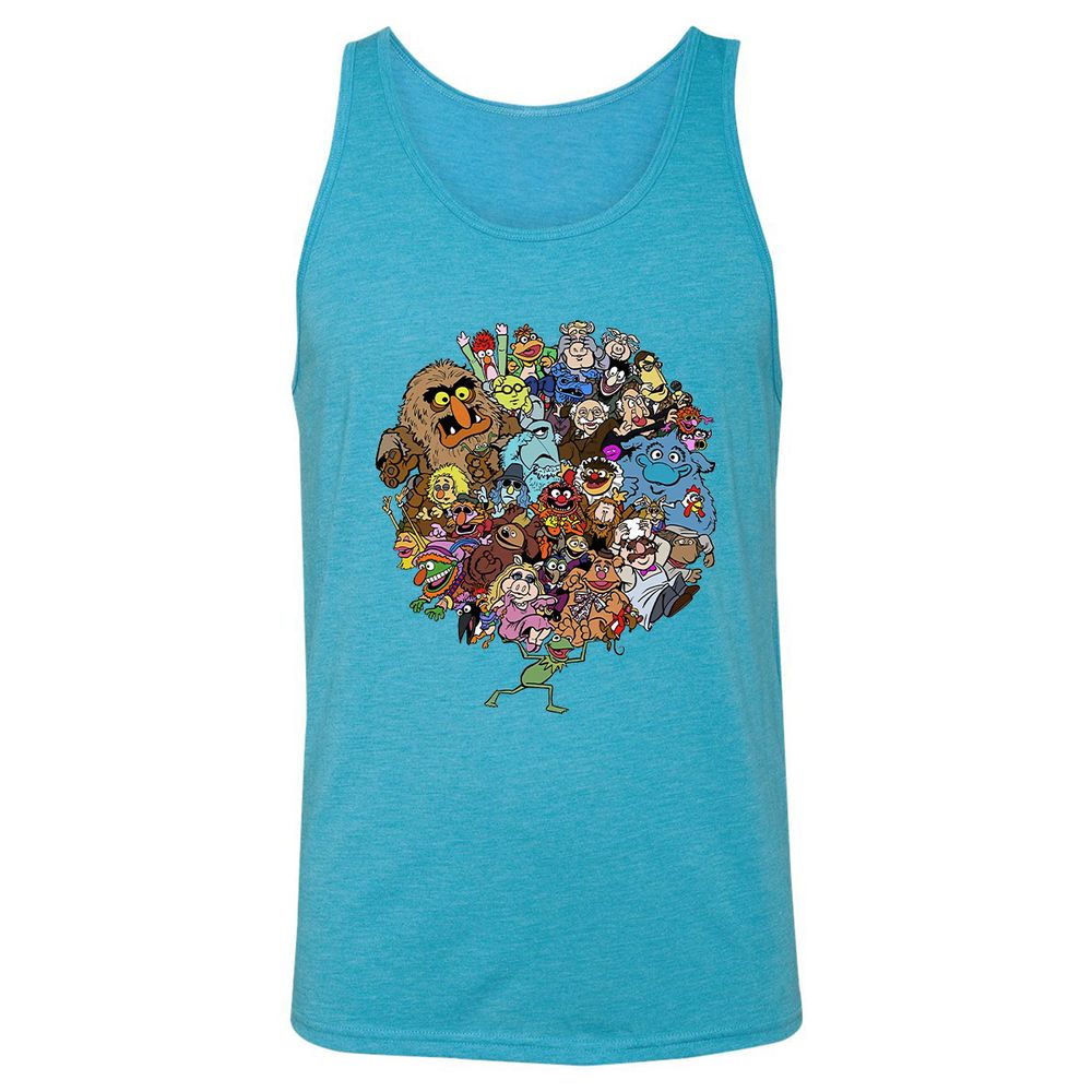 Unisex Jersey Tank - NEW798PQ - Aqua Triblend - 3