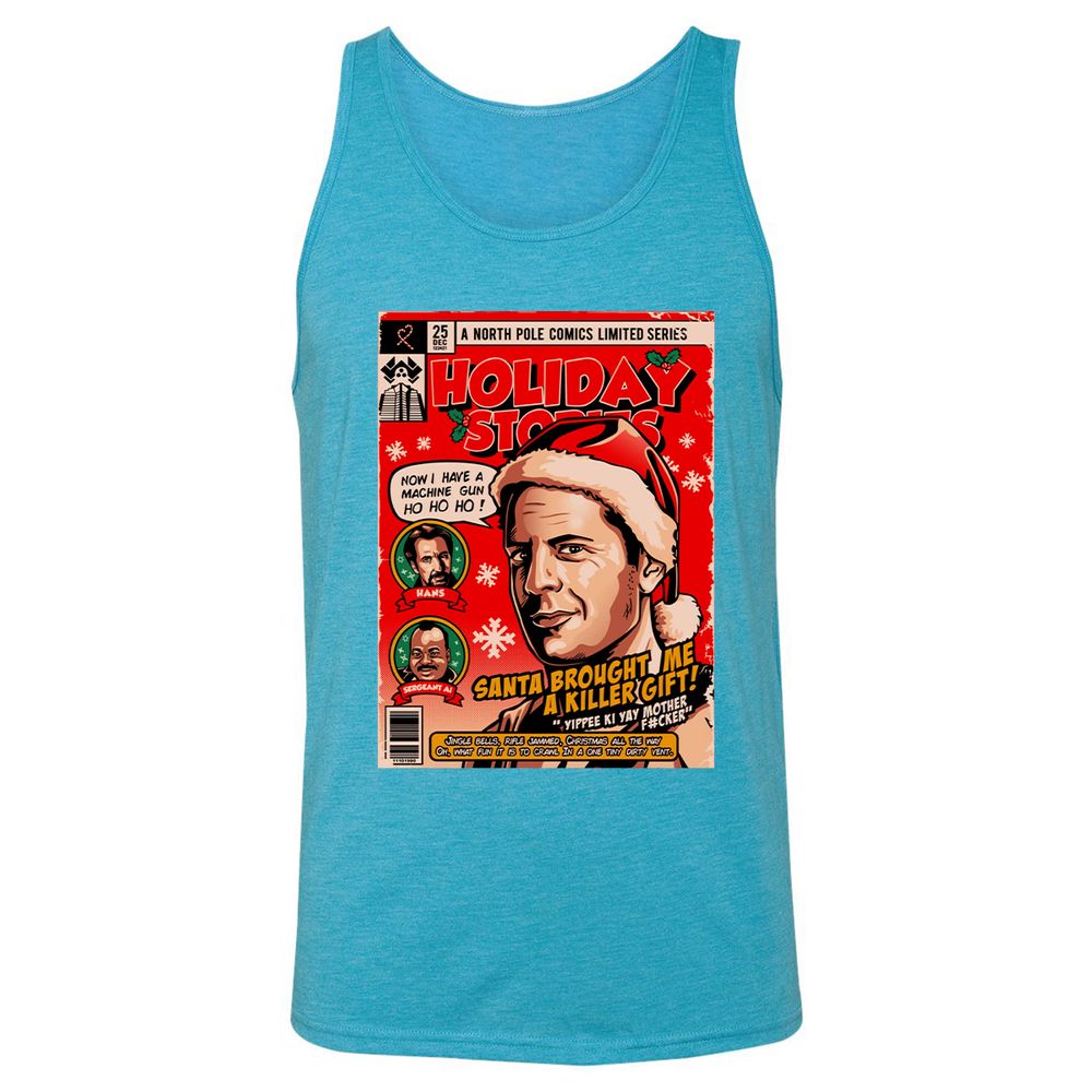 Unisex Jersey Tank - 6MWNJUWX - Aqua Triblend - 3