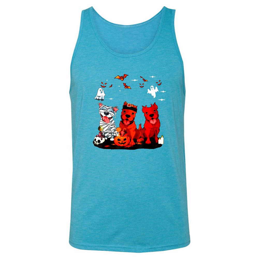 Unisex Jersey Tank - GA53Y3KF - Aqua Triblend - 3