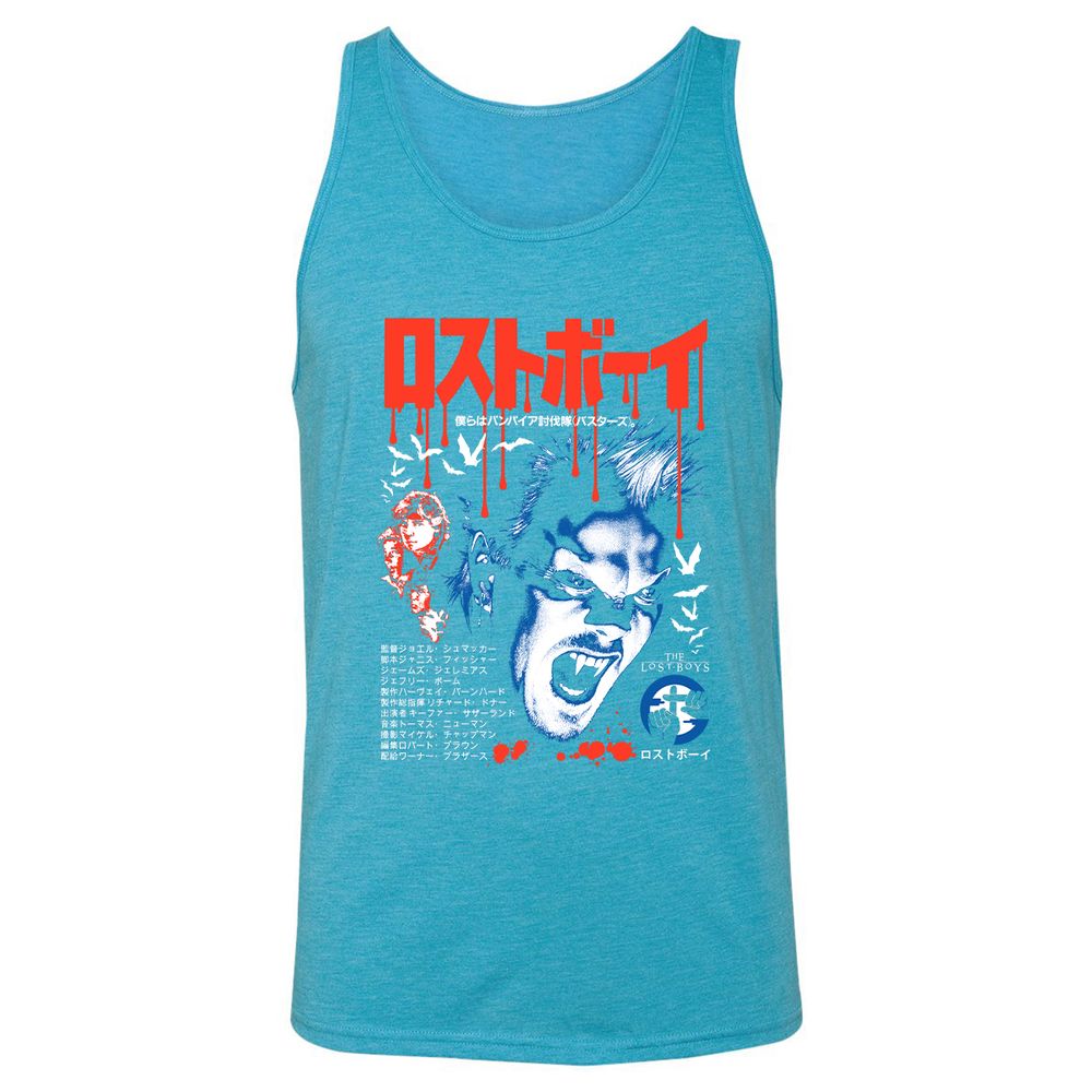 Unisex Jersey Tank - ZHBK49F3 - Aqua Triblend - 3