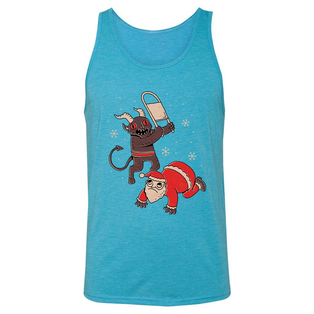 Unisex Jersey Tank - 98EKL5R9 - Aqua Triblend - 3