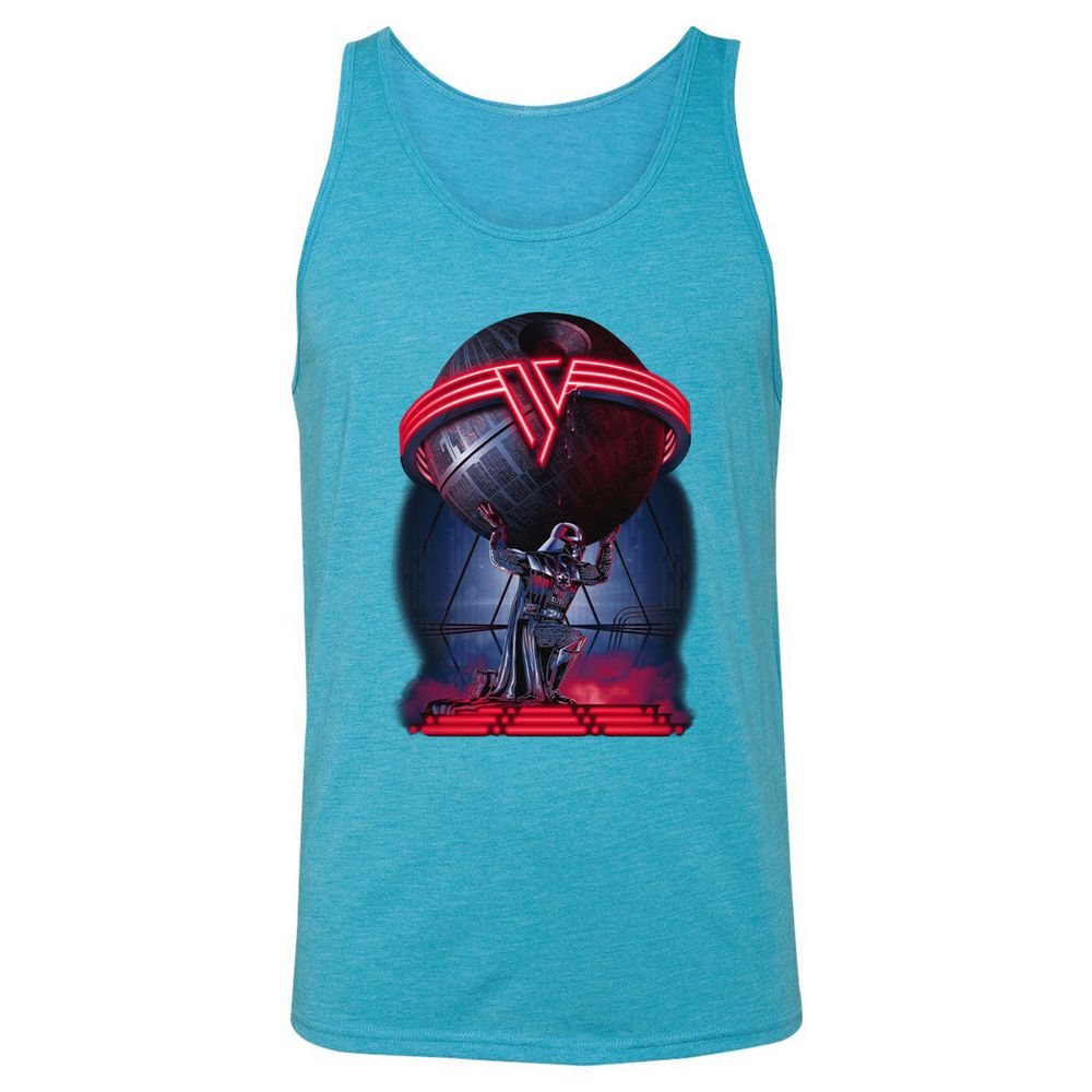 Unisex Jersey Tank - BSLAKRUF - Aqua Triblend - 3