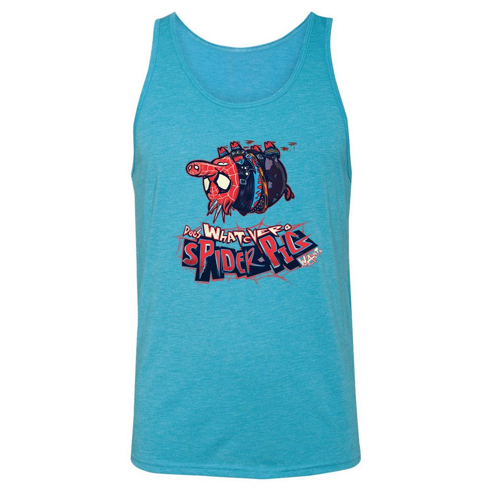 Unisex Jersey Tank - HBL1XULQ - Aqua Triblend - 3