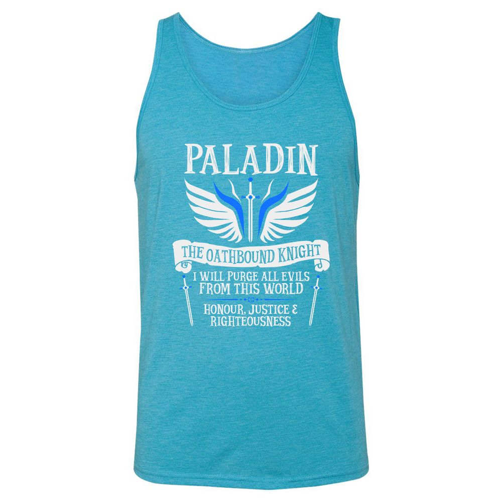 Unisex Jersey Tank - 4AWUV58W - Aqua Triblend - 3