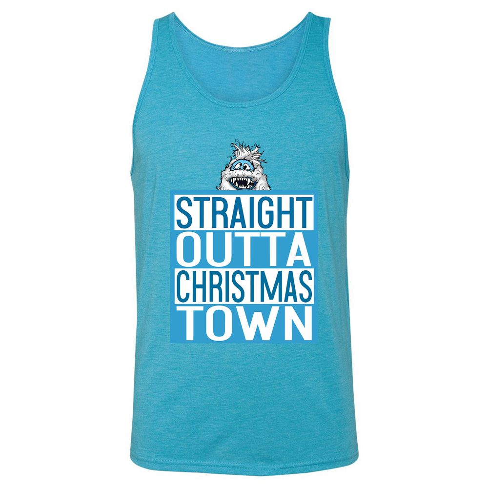 Outta Christmas Town - Aqua Triblend - 3