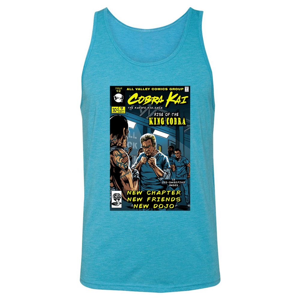 Unisex Jersey Tank - P1KKJHBM - Aqua Triblend - 3
