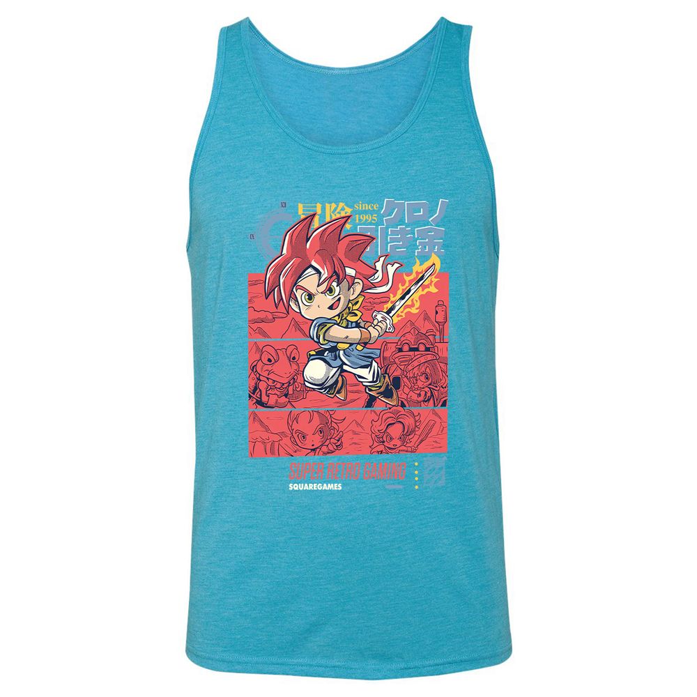 Unisex Jersey Tank - SXPQ5CPD - Aqua Triblend - 3