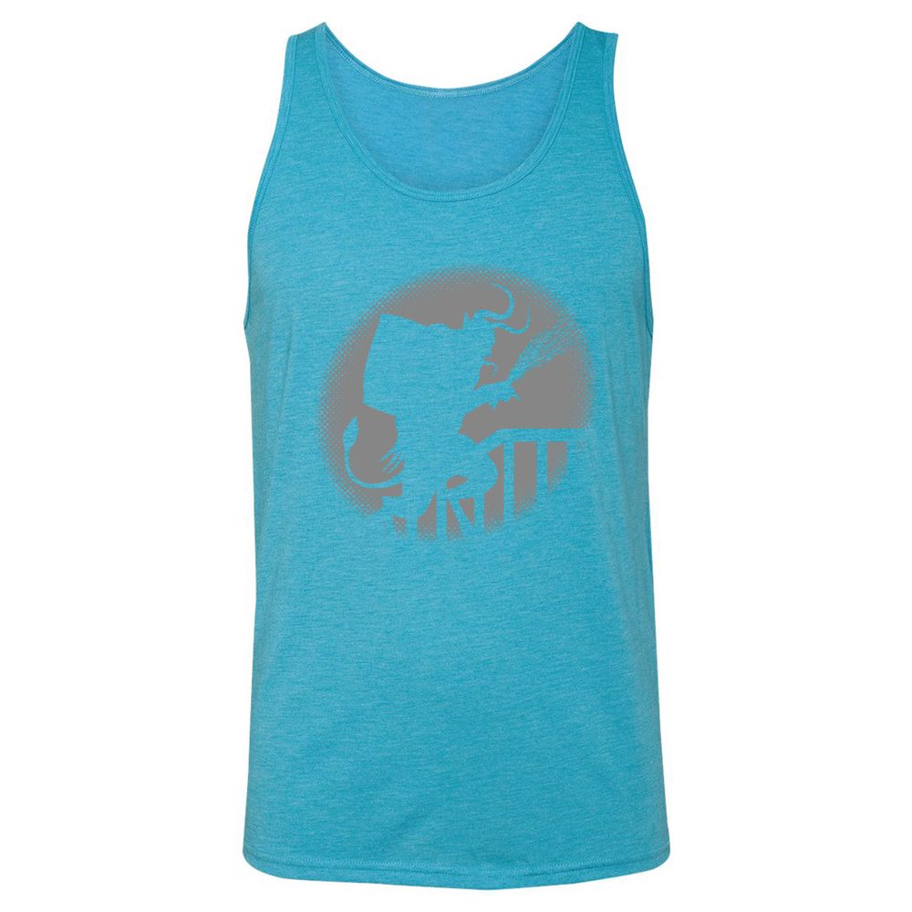 Unisex Jersey Tank - DKJAX6CL - Aqua Triblend - 3