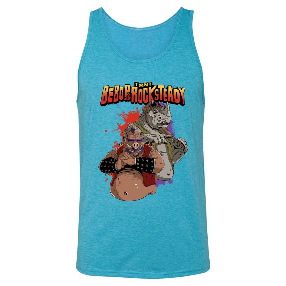 Unisex Jersey Tank - TVL5G5FC - Aqua Triblend - 3