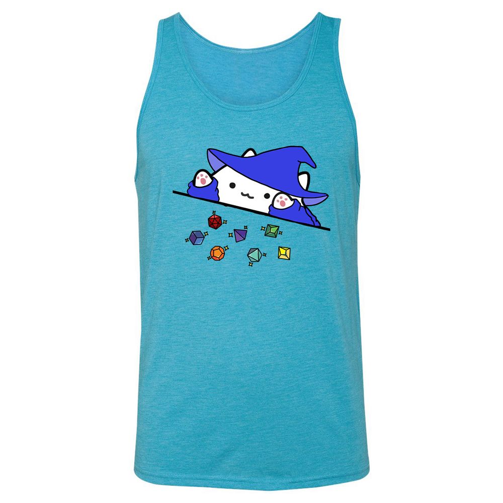 Unisex Jersey Tank - 54DHY2UR - Aqua Triblend - 3