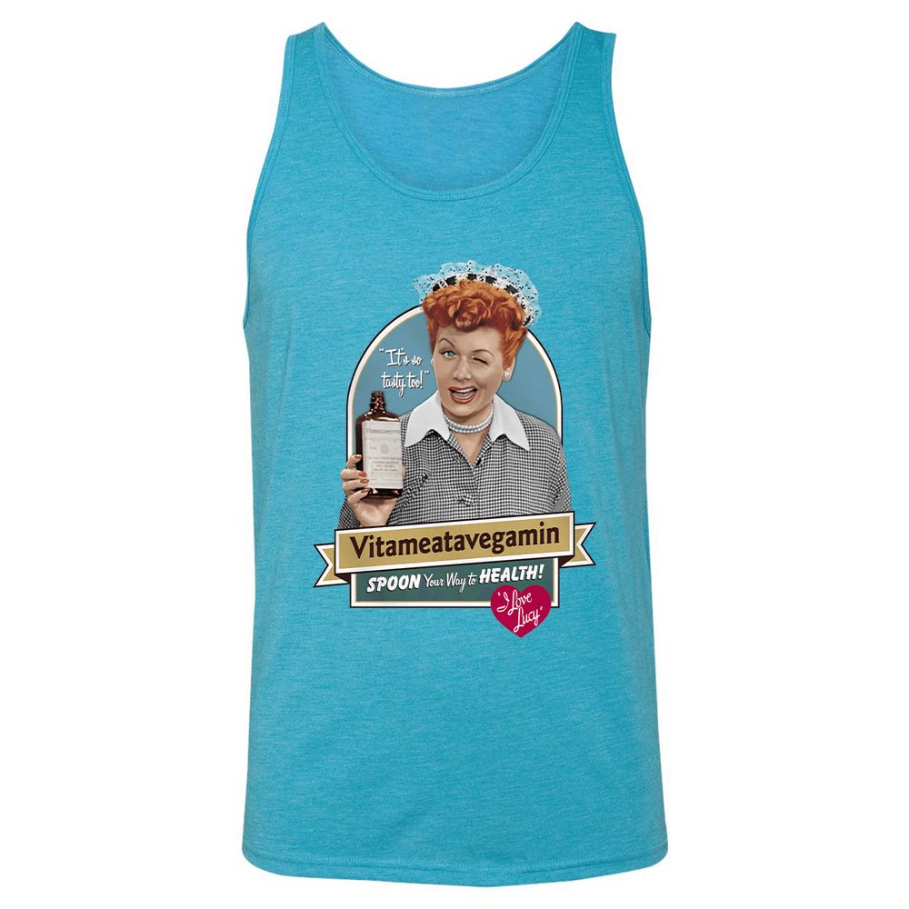 Unisex Jersey Tank - XKZUDYJJ - Aqua Triblend - 3