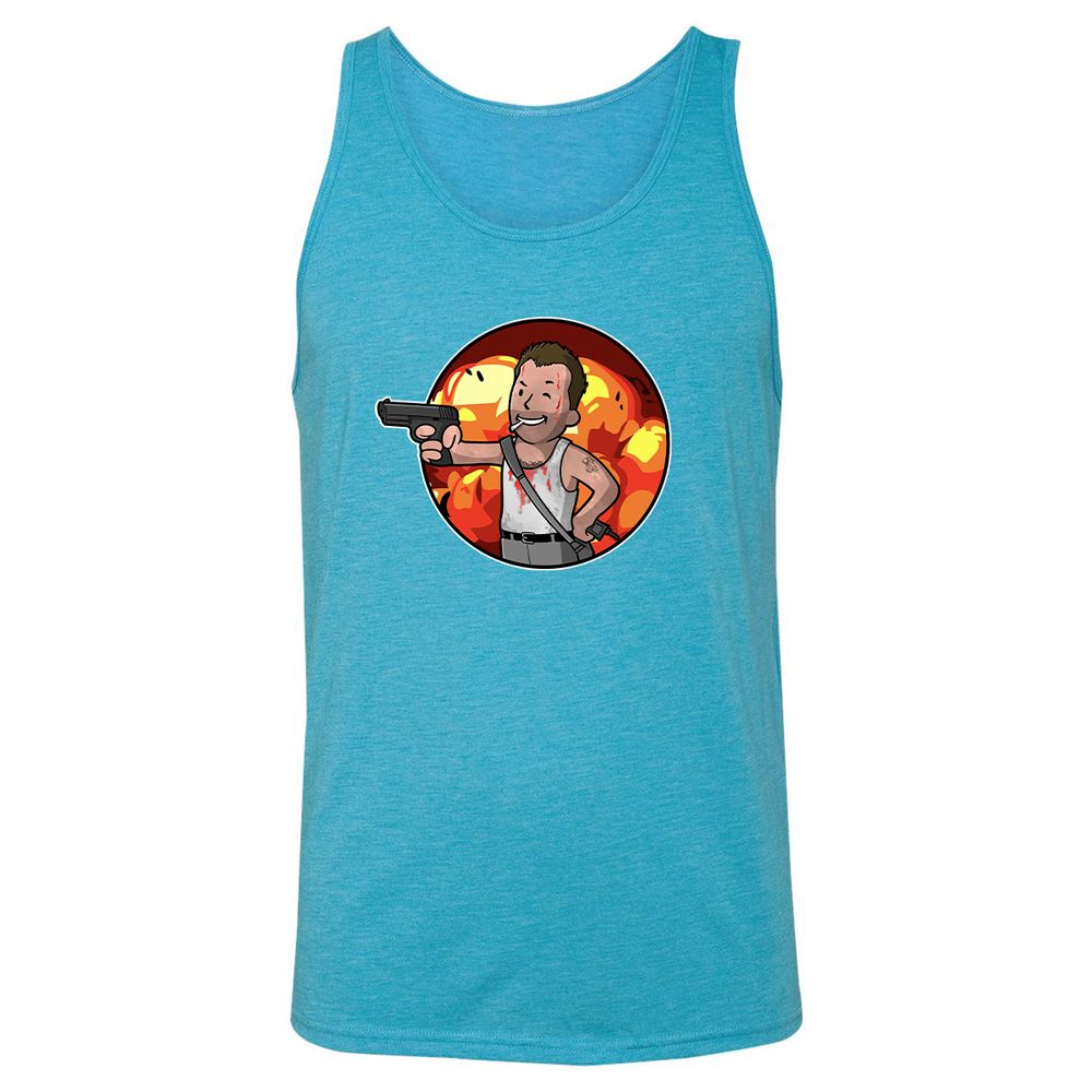 Unisex Jersey Tank - YQUYPT6T - Aqua Triblend - 3