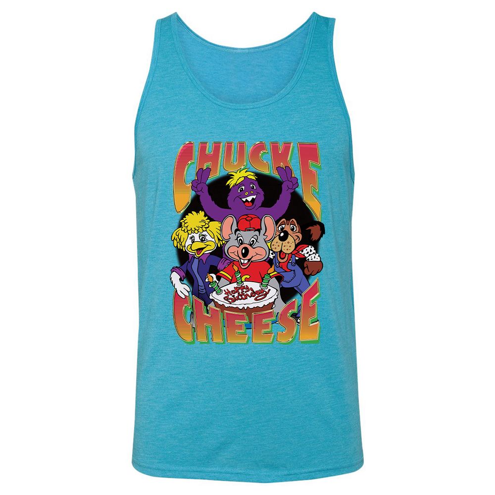 Unisex Jersey Tank - D5UVB6JP - Aqua Triblend - 3