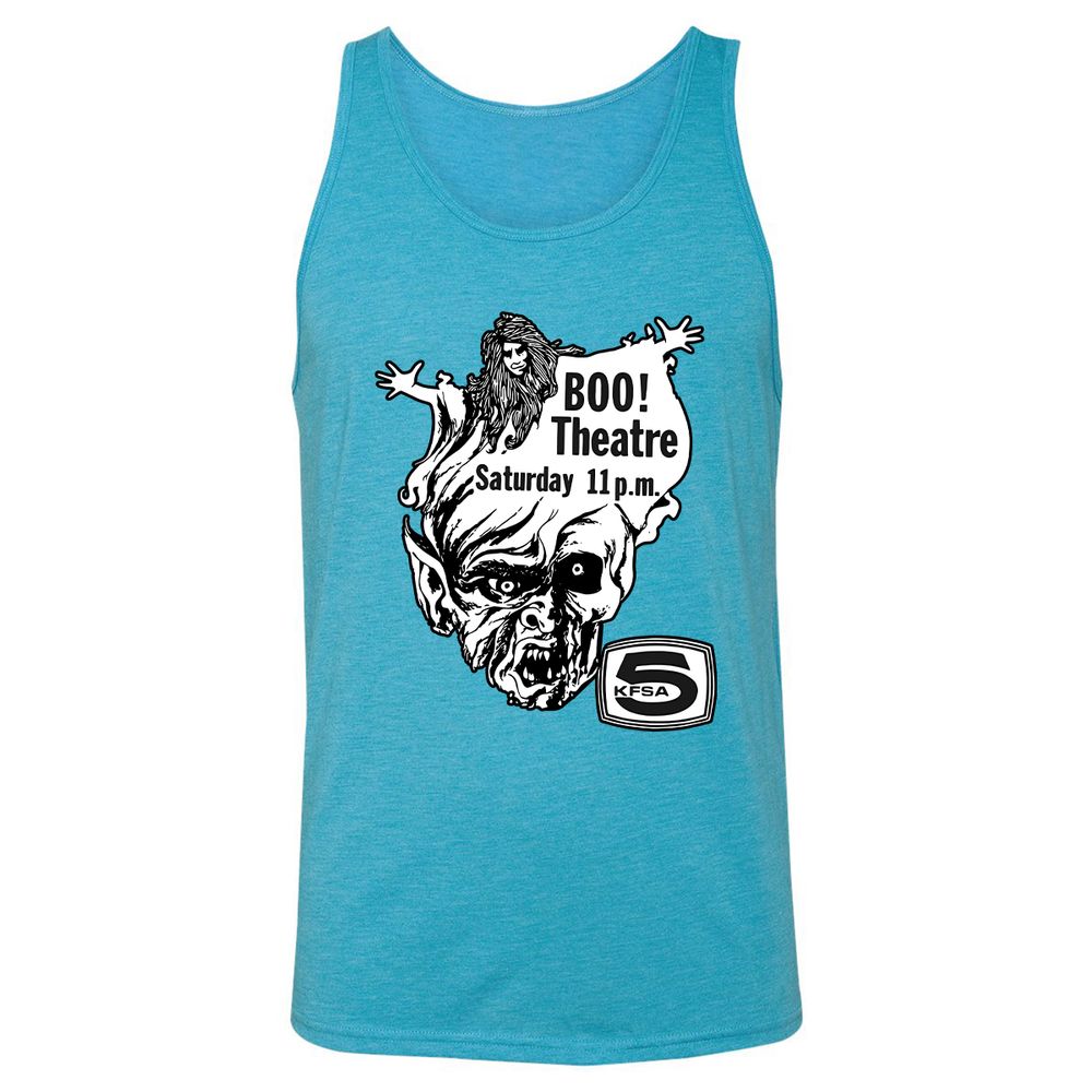 Unisex Jersey Tank - ZS7ZSY7Y - Aqua Triblend - 3