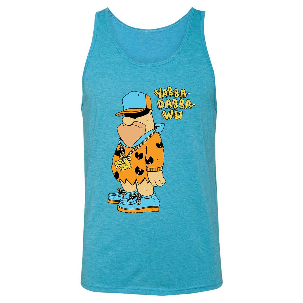 Unisex Jersey Tank - XWJVF6VN - Aqua Triblend - 3