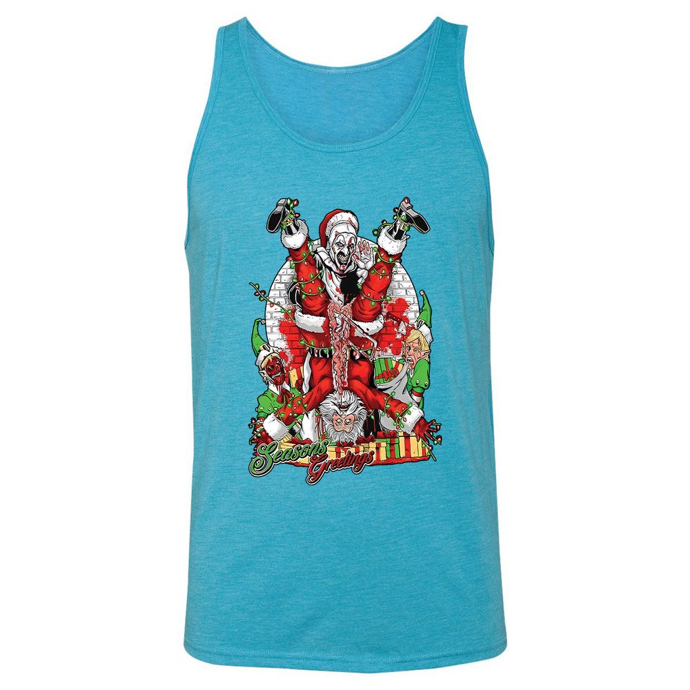 Seasons Greetings - Aqua Triblend - 3