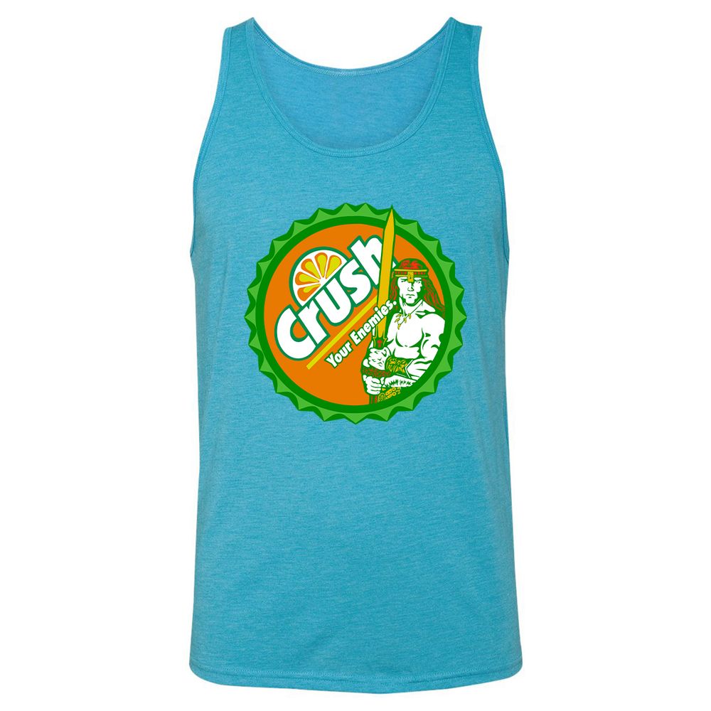 Unisex Jersey Tank - CSMGDKE7 - Aqua Triblend - 3