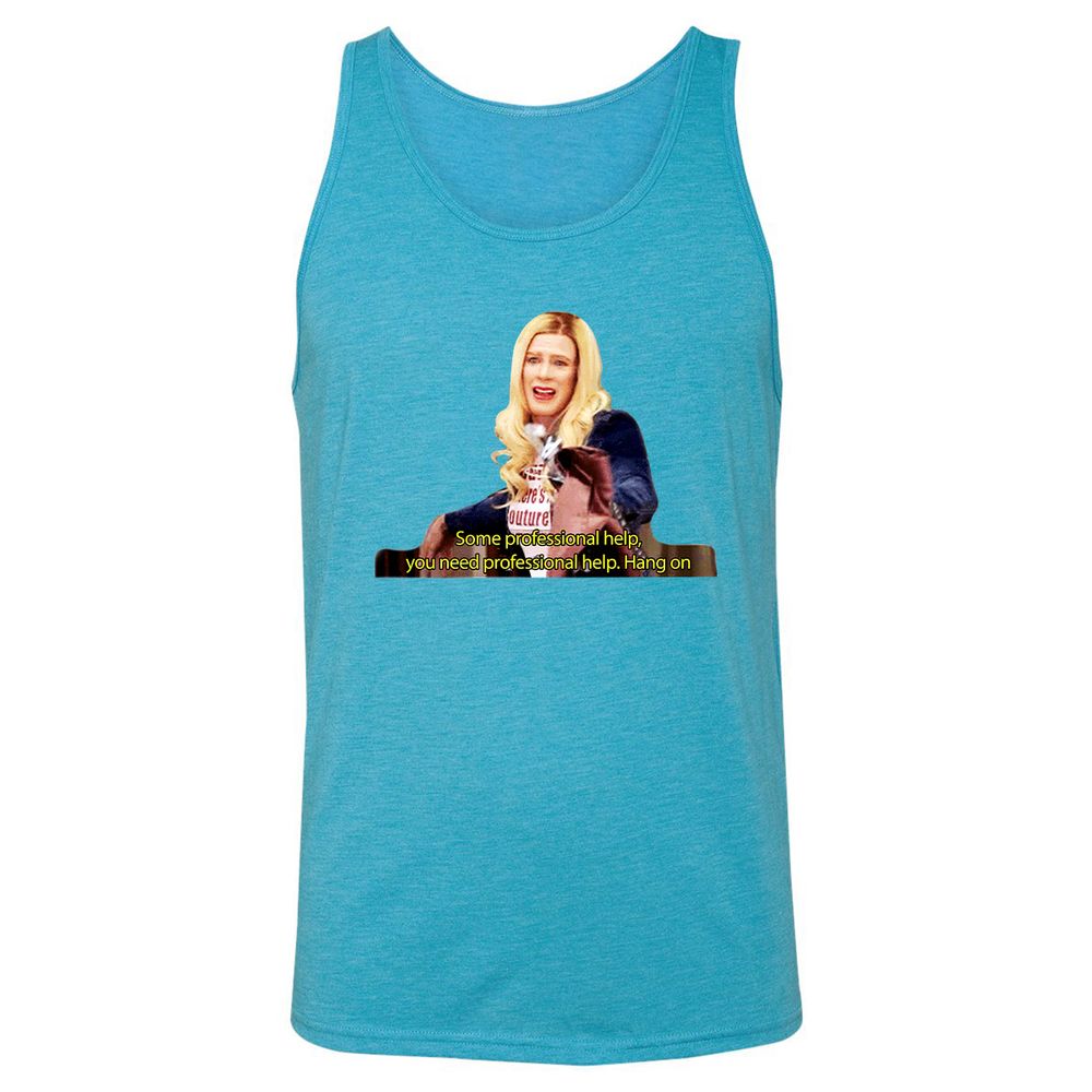 Unisex Jersey Tank - UWKC5QDK - Aqua Triblend - 3
