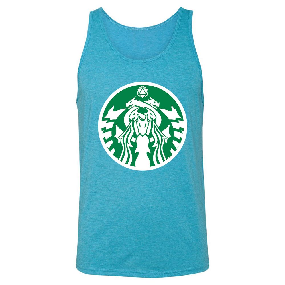 Unisex Jersey Tank - PCMAWVFB - Aqua Triblend - 3